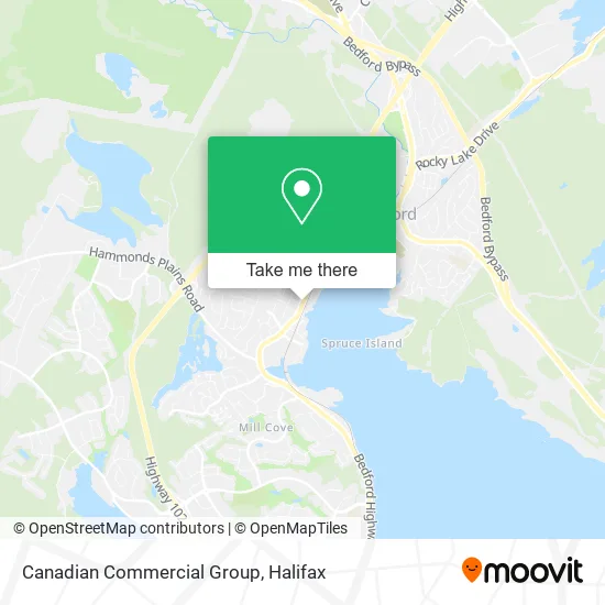 Canadian Commercial Group map