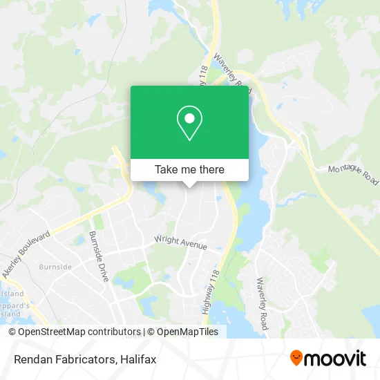 Rendan Fabricators map