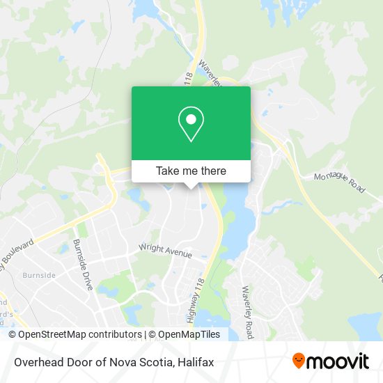 Overhead Door of Nova Scotia plan