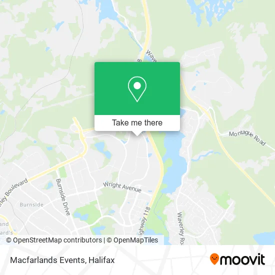 Macfarlands Events map