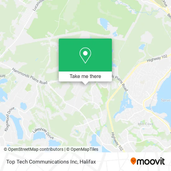 Top Tech Communications Inc map