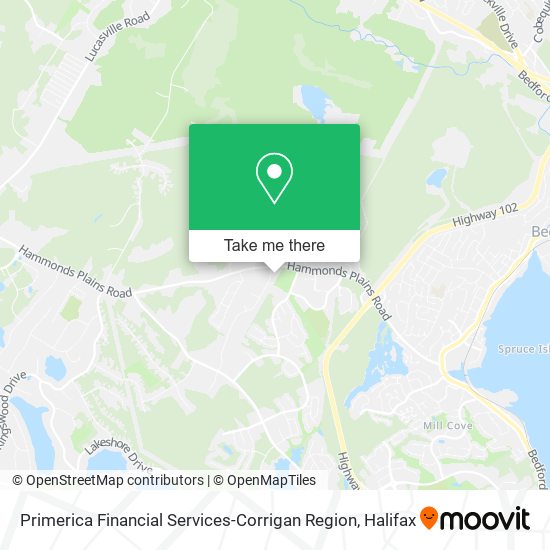 Primerica Financial Services-Corrigan Region map
