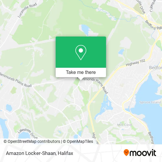 Amazon Locker-Shaan map