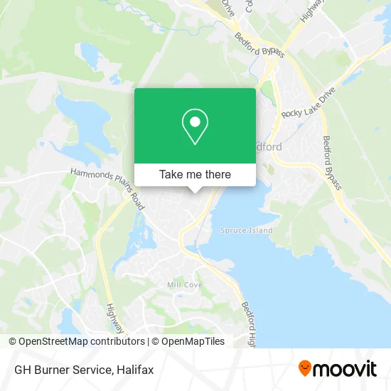 GH Burner Service map