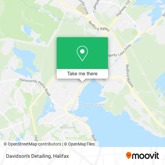 Davidson's Detailing map