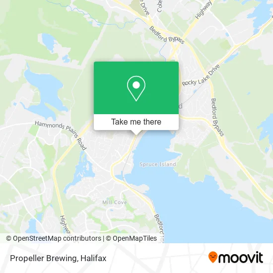 Propeller Brewing map