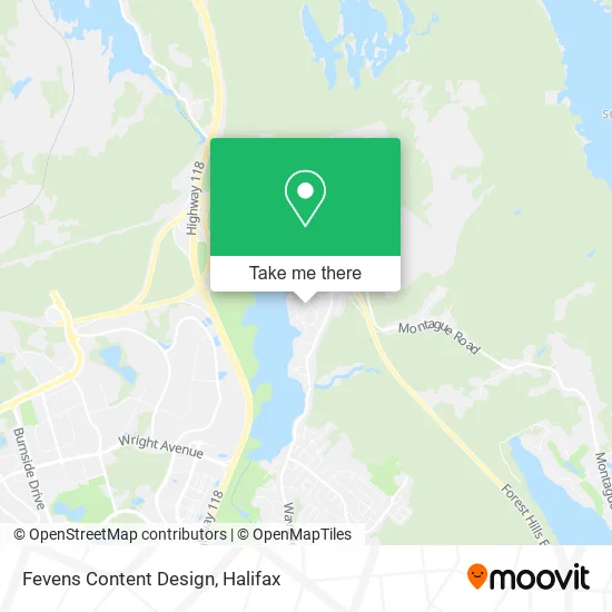 Fevens Content Design map