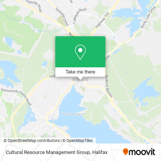 Cultural Resource Management Group map