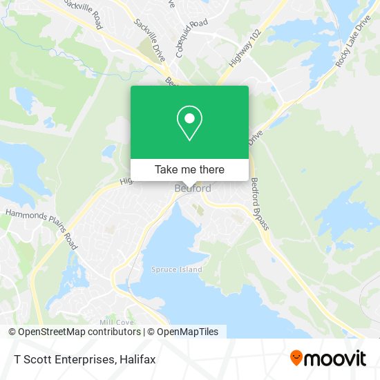 T Scott Enterprises map