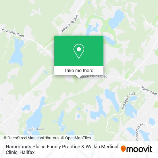 Hammonds Plains Family Practice & Walkin Medical Clinic map
