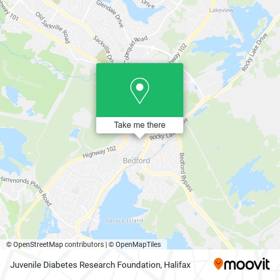 Juvenile Diabetes Research Foundation map