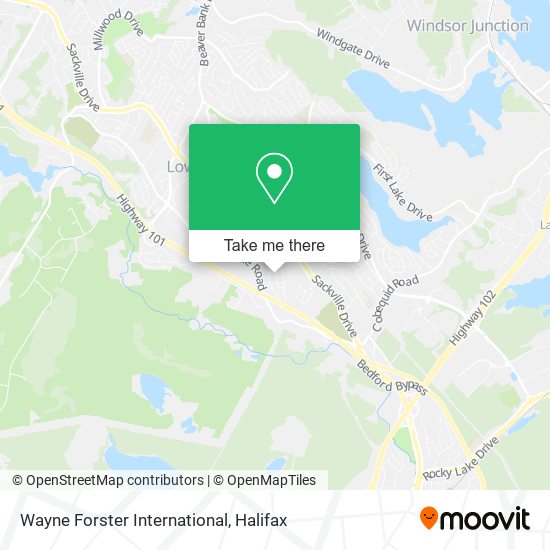 Wayne Forster International map