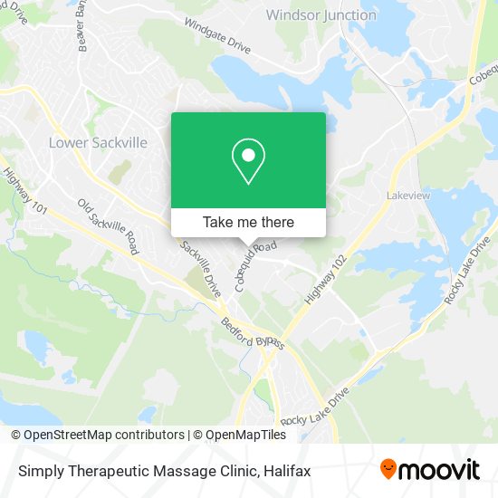 Simply Therapeutic Massage Clinic map
