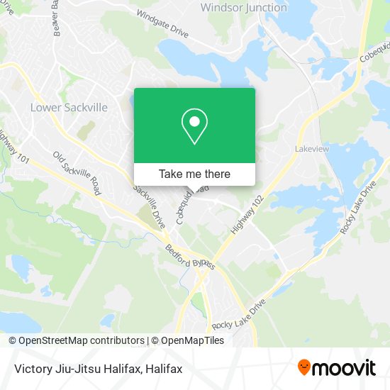 Victory Jiu-Jitsu Halifax map