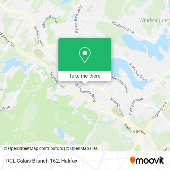 RCL Calais Branch 162 map