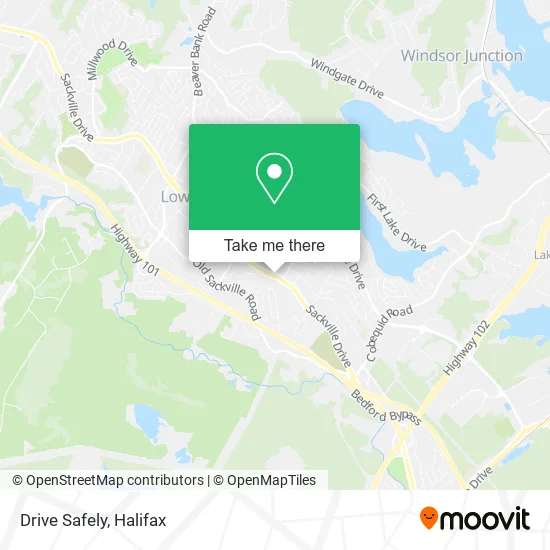 Drive Safely map
