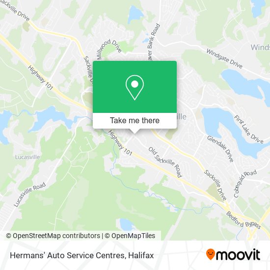 Hermans' Auto Service Centres map