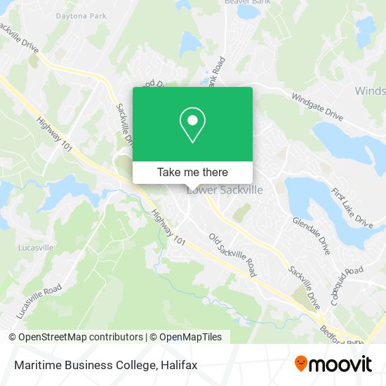 Maritime Business College map