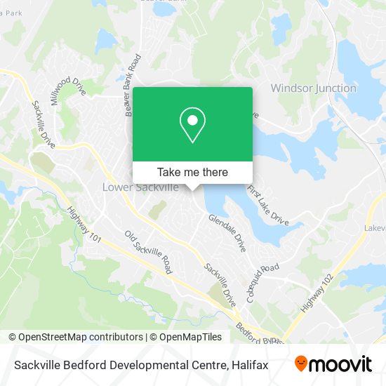 Sackville Bedford Developmental Centre plan