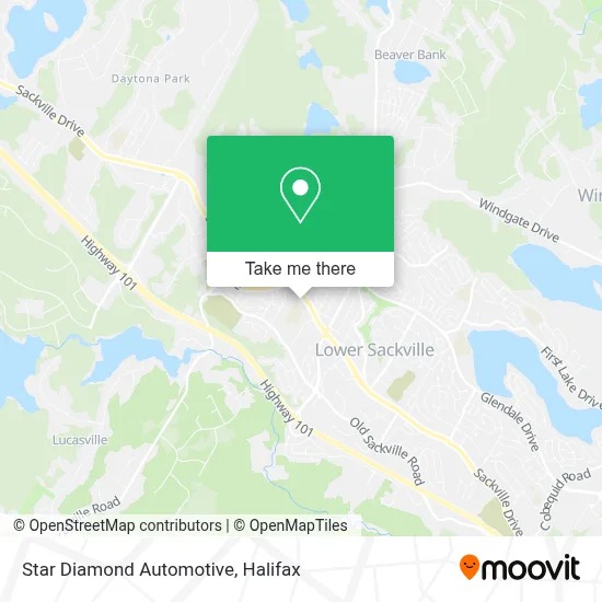 Star Diamond Automotive map