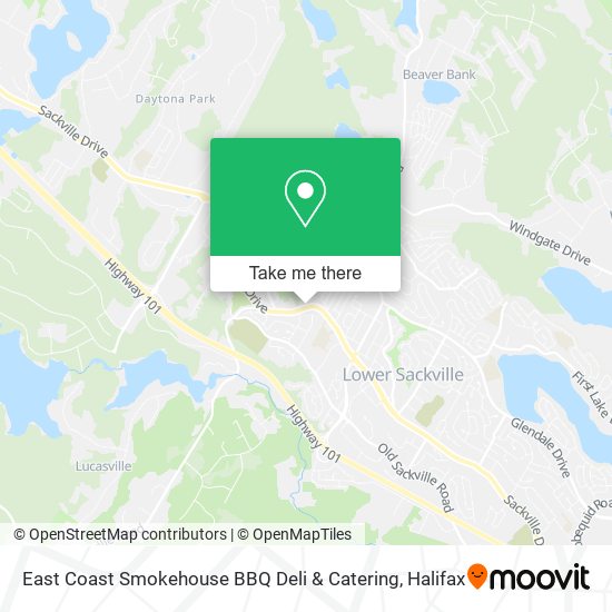 East Coast Smokehouse BBQ Deli & Catering map