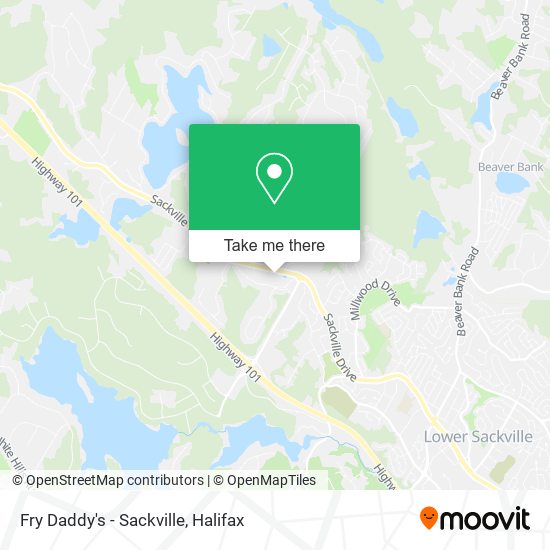 Fry Daddy's - Sackville map