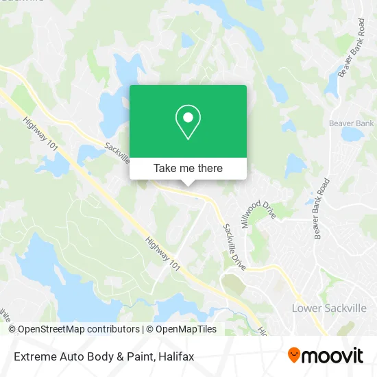 Extreme Auto Body & Paint map