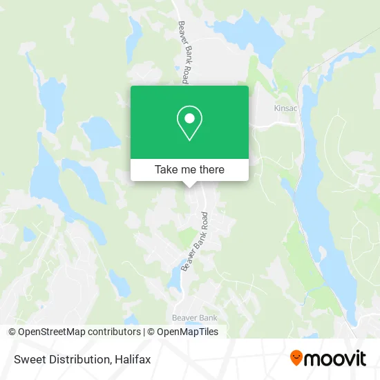 Sweet Distribution map