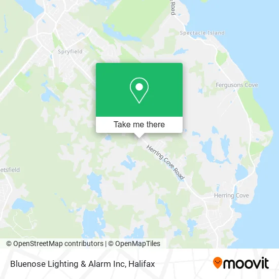 Bluenose Lighting & Alarm Inc map