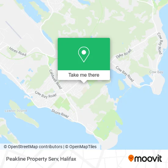 Peakline Property Serv map
