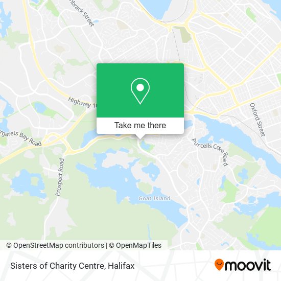 Sisters of Charity Centre map