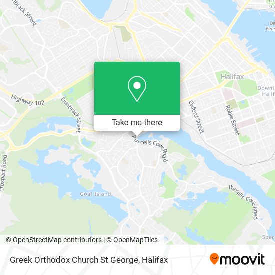 Greek Orthodox Church St George map