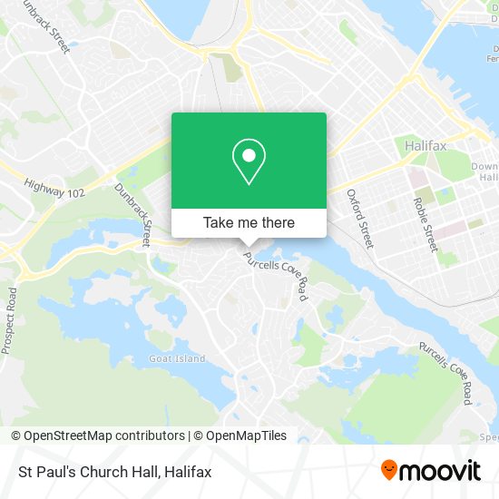 St Paul's Church Hall map