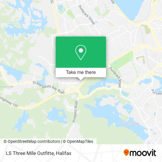 LS Three Mile Outfitte map