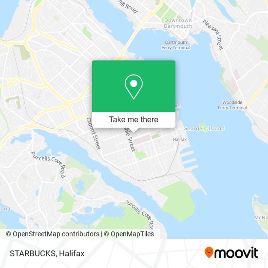 STARBUCKS map