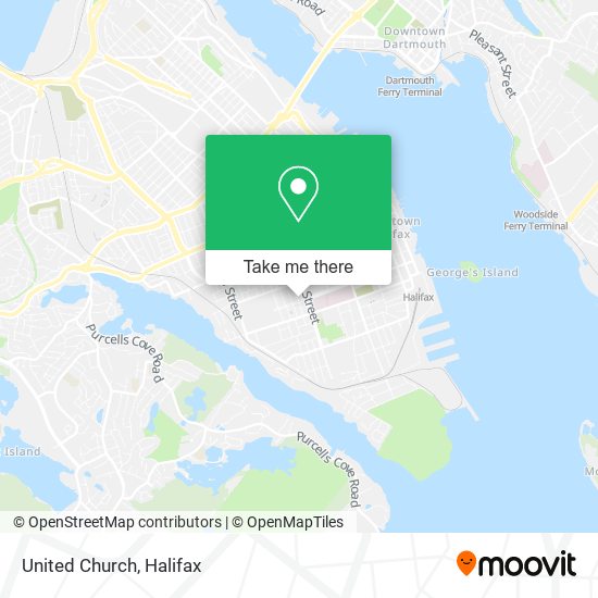 United Church map