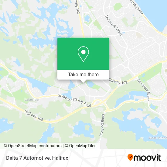 Delta 7 Automotive map