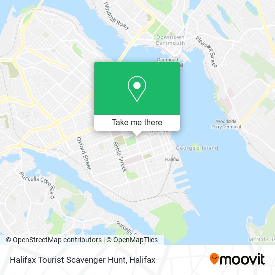 Halifax Tourist Scavenger Hunt plan