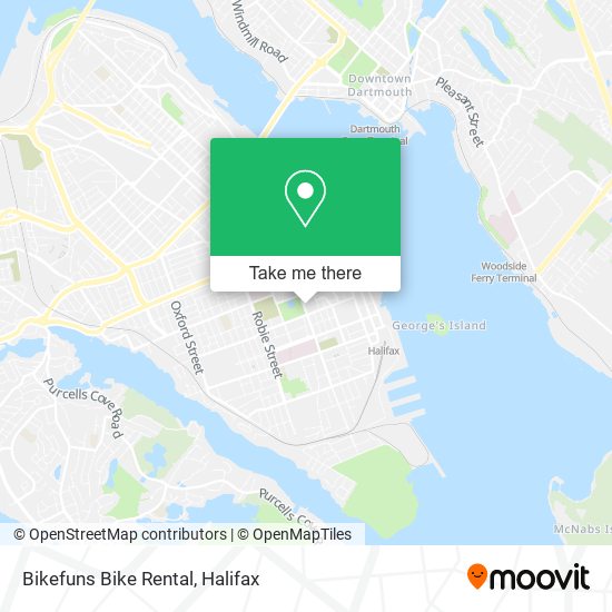 Bikefuns Bike Rental map