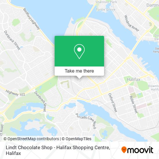Lindt Chocolate Shop - Halifax Shopping Centre map