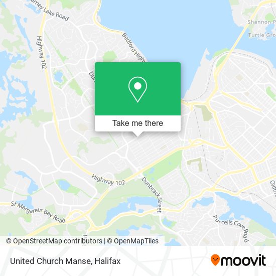 United Church Manse map