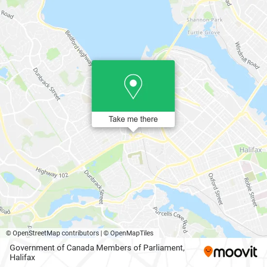 Government of Canada Members of Parliament map