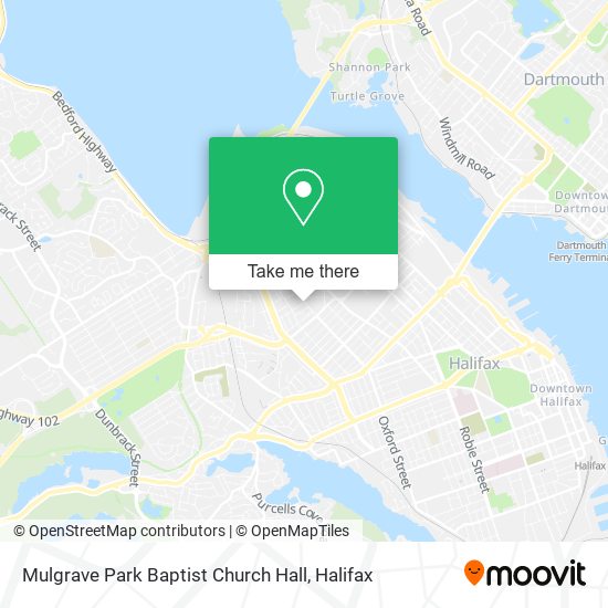 Mulgrave Park Baptist Church Hall map