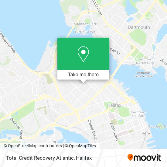 Total Credit Recovery Atlantic map