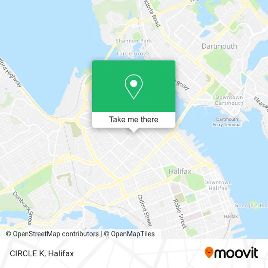 CIRCLE K map