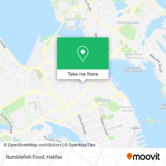 Rumblefish Food map
