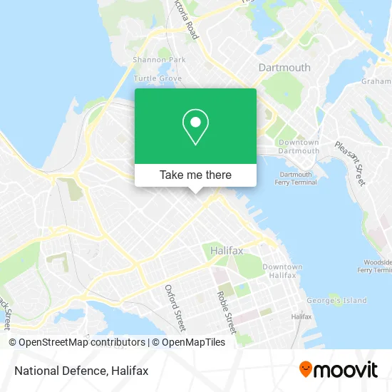 National Defence map