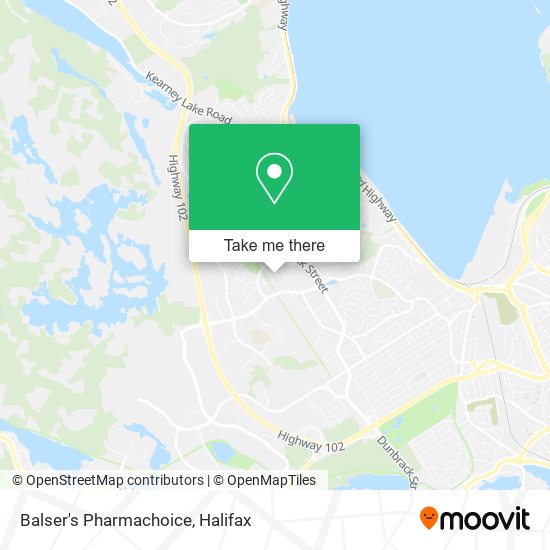 Balser's Pharmachoice map