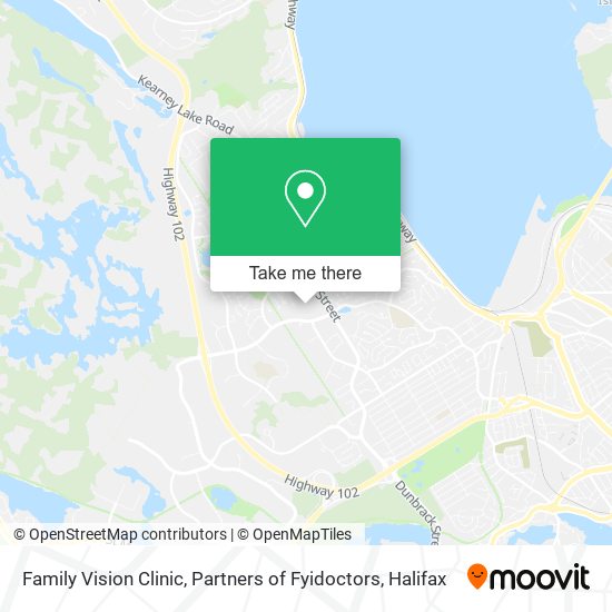Family Vision Clinic, Partners of Fyidoctors map