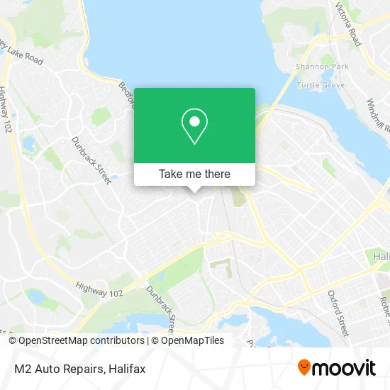 M2 Auto Repairs map